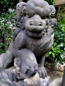 Sacred Lion in Kurofune Shrine, Tokyo