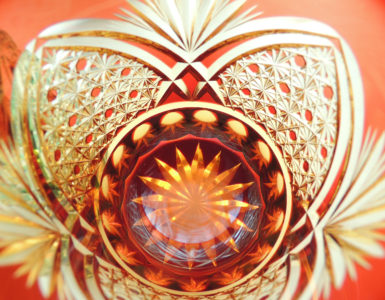 Edokiriko (traditional cut glass in Tokyo, Japan)