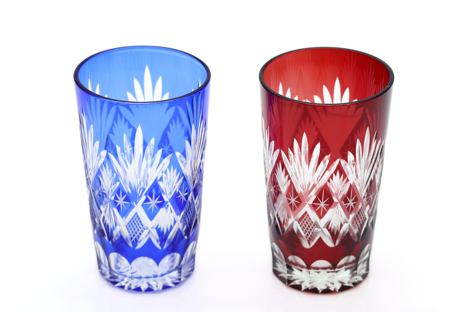 Edokiriko, Japanese traditional cut glass developed in Edo, present-day Tokyo