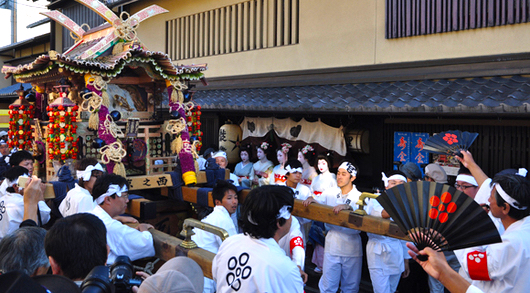 Zuiki Mikoshi in Zuiki Festival of Kitano Tenmangu