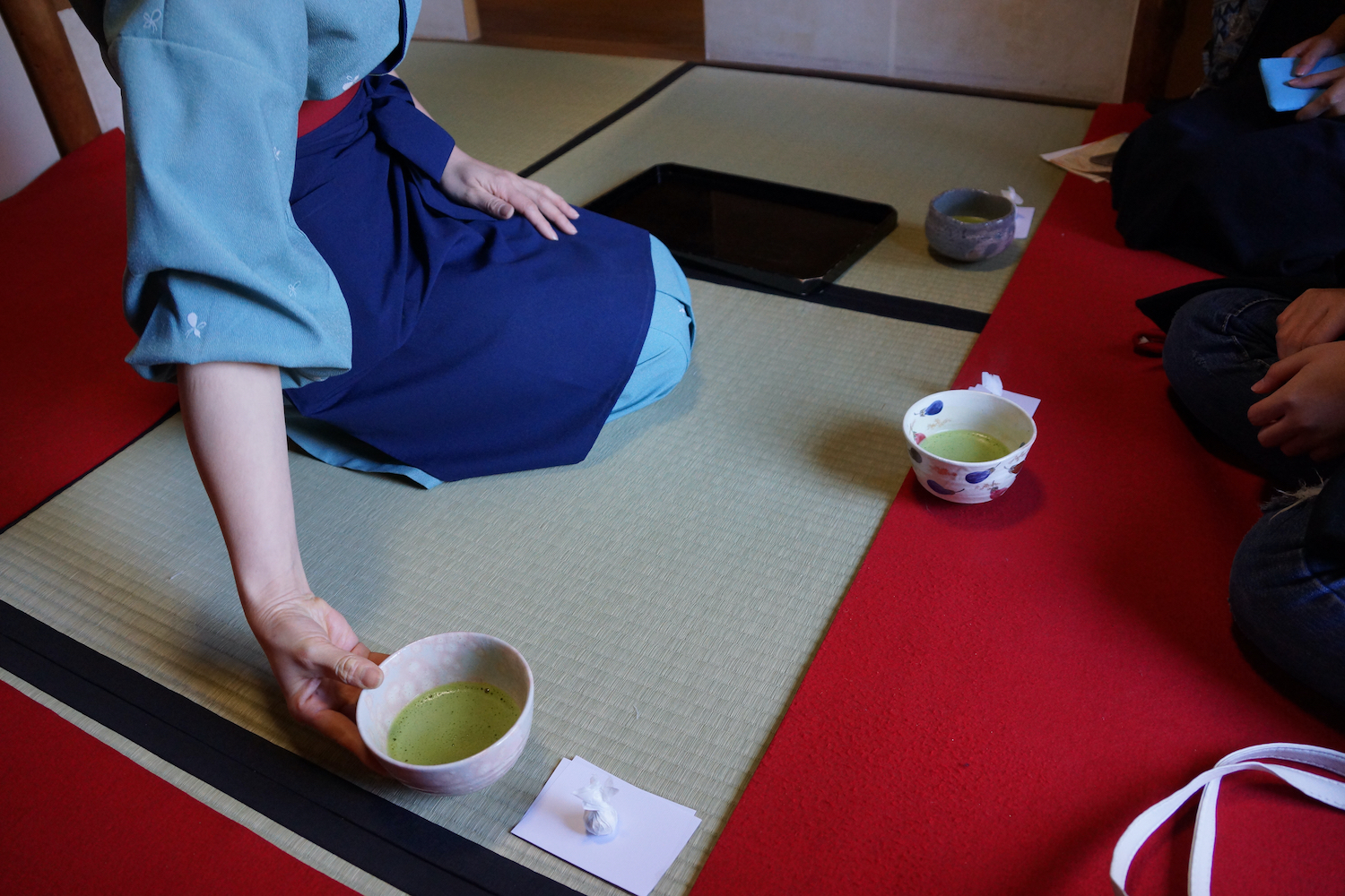 Japan culture matcha green tea ceremony.