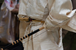 Traditional japanese style archery (Kyujutsu)