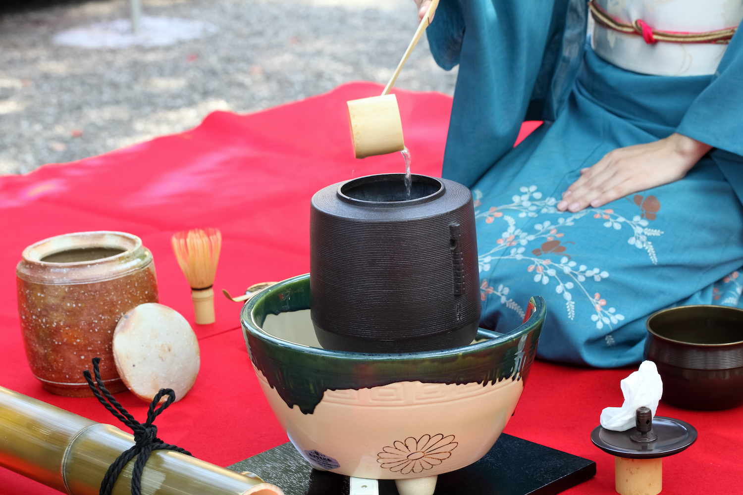 Japanese tea ceremony tools