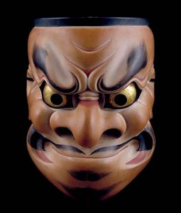 Noh mask, O-beshimi, Fierce God