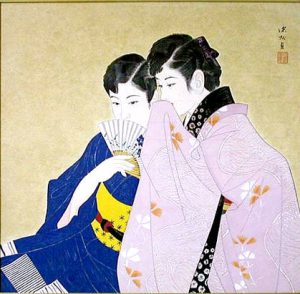 Sasayaki (whisper) by Ito Shinsui