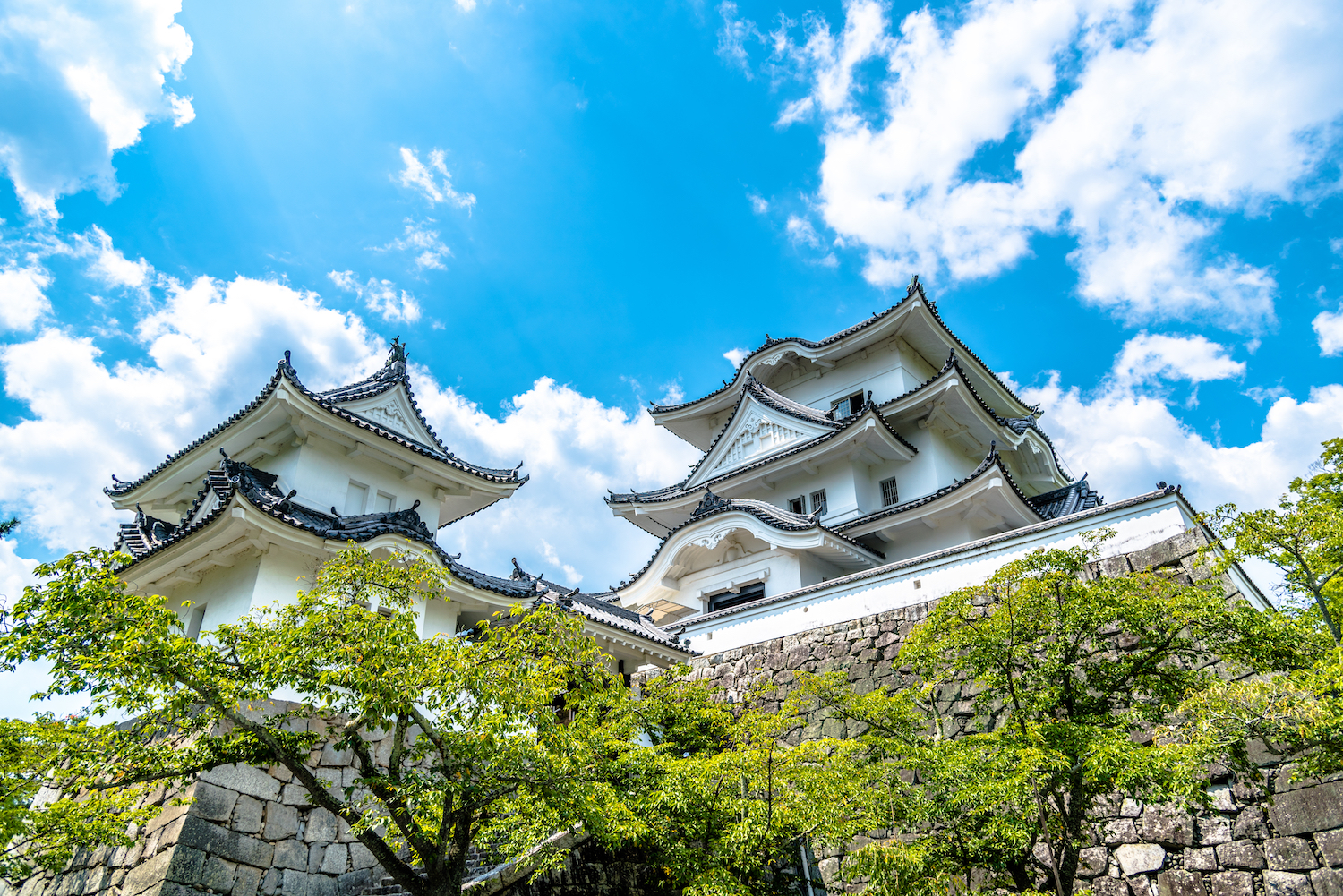 Iga Ueno Castle at Mie, Japan where famous Iga clan resided.