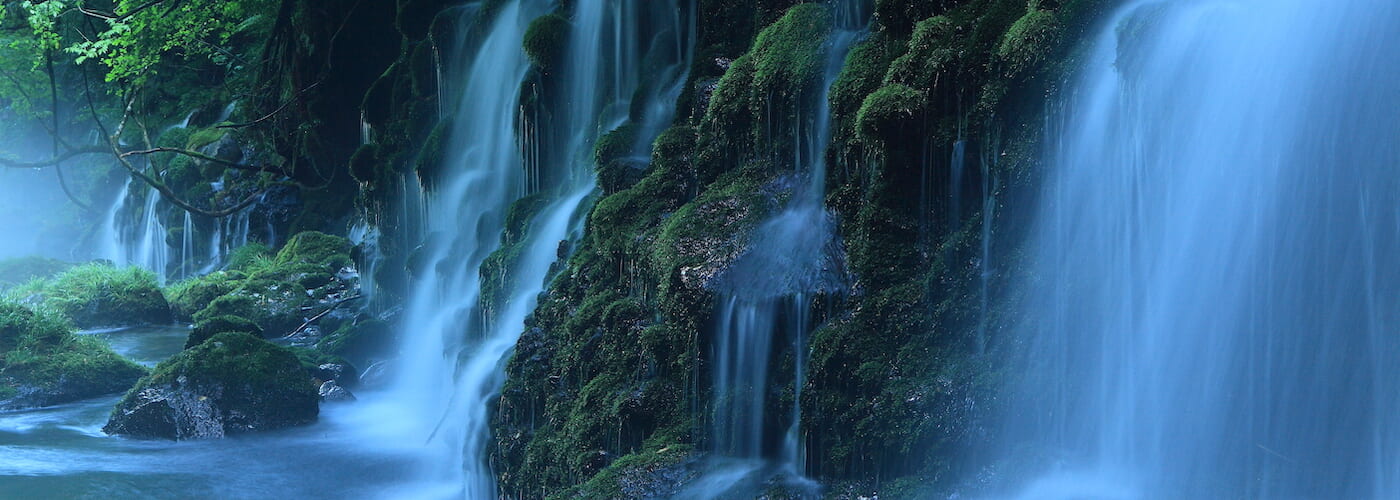 Mototaki falls, Akita, in summer