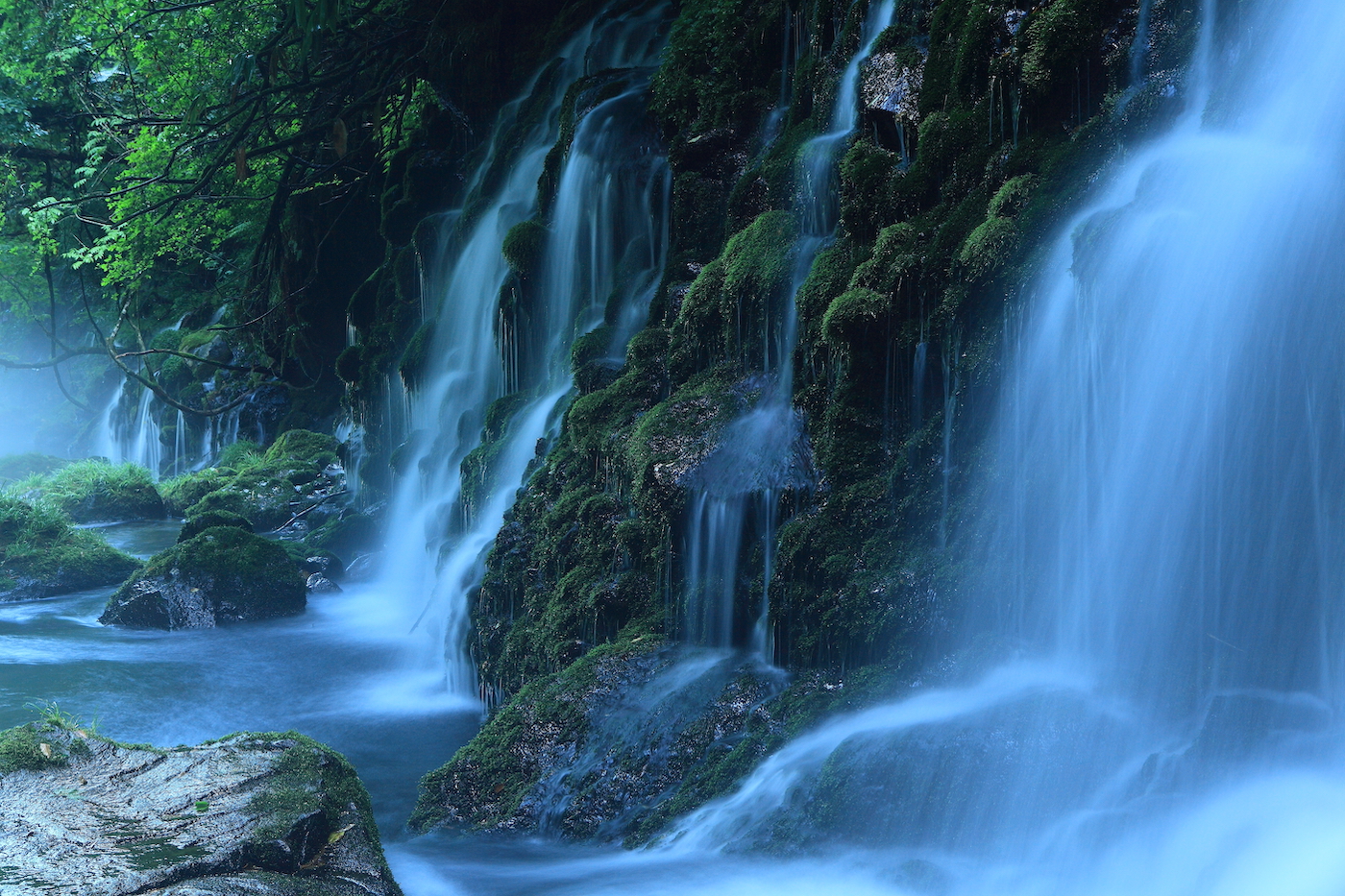 Mototaki falls, Akita, in summer