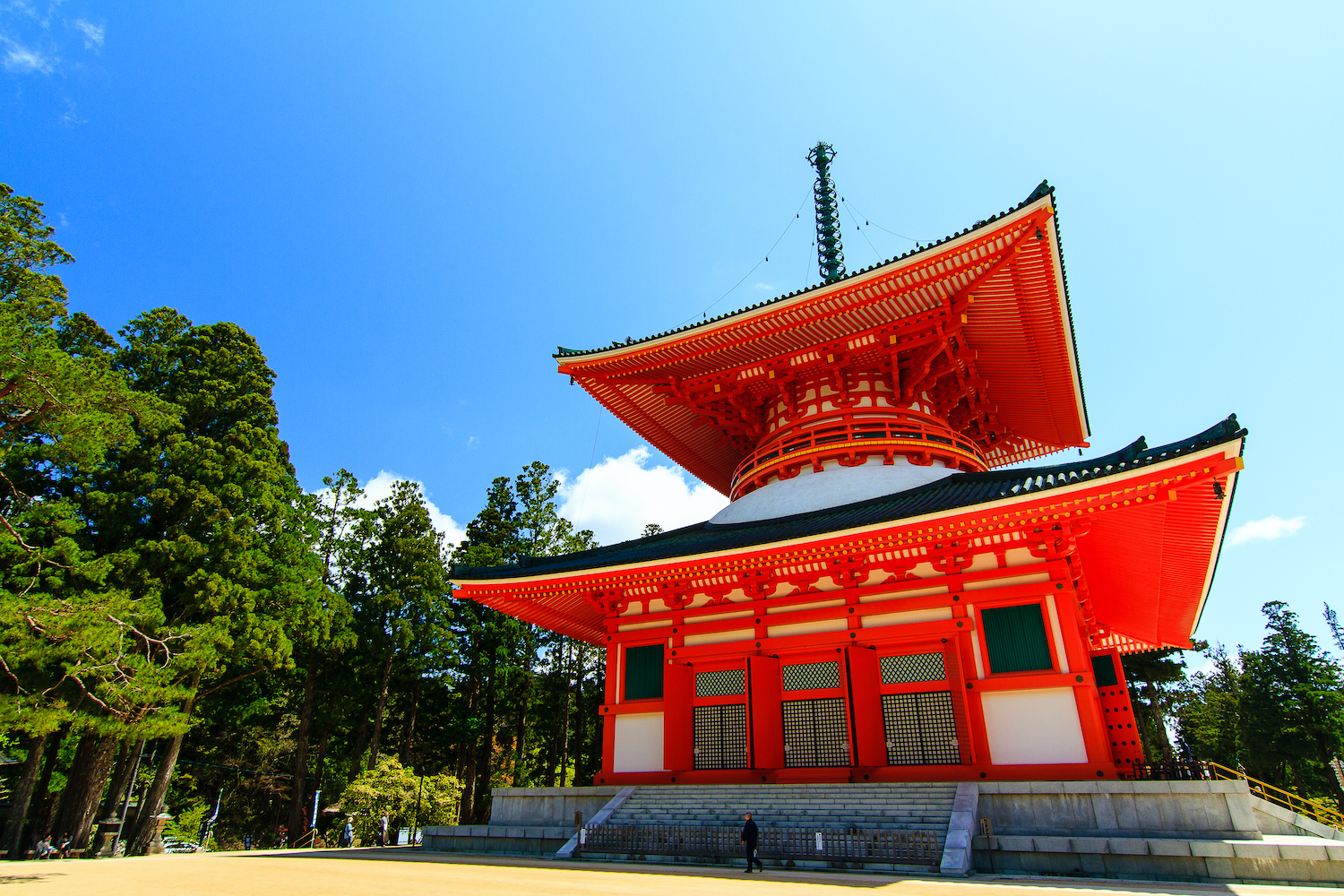Konpon Daito Pagoda at Danjo Garan Temple, Mount Koya, Wakayama, Japan