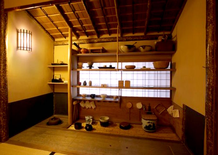Mizuya where the host prepare and store tea stuff in a Tea House