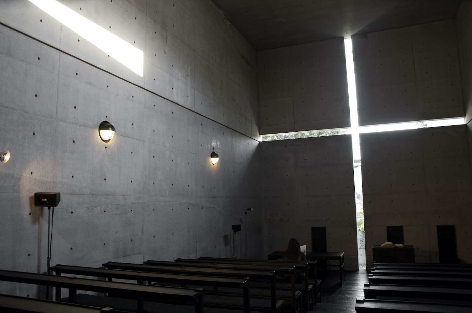 Church of the light designed by Tadao Ando(sometimes called "Church with Light") is the Ibaraki Kasugaoka Church's main chapel. It was built in 1989, in the city of Ibaraki, Osaka Prefecture.
