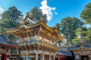 Scenery of the Nikko Toshogu Shrine in Nikko city, Japan