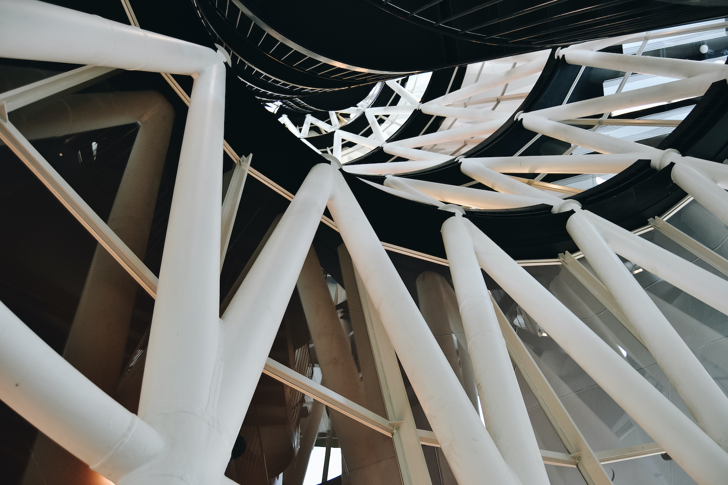 Column of the Sendai Mediatheque designed by Toyo Ito