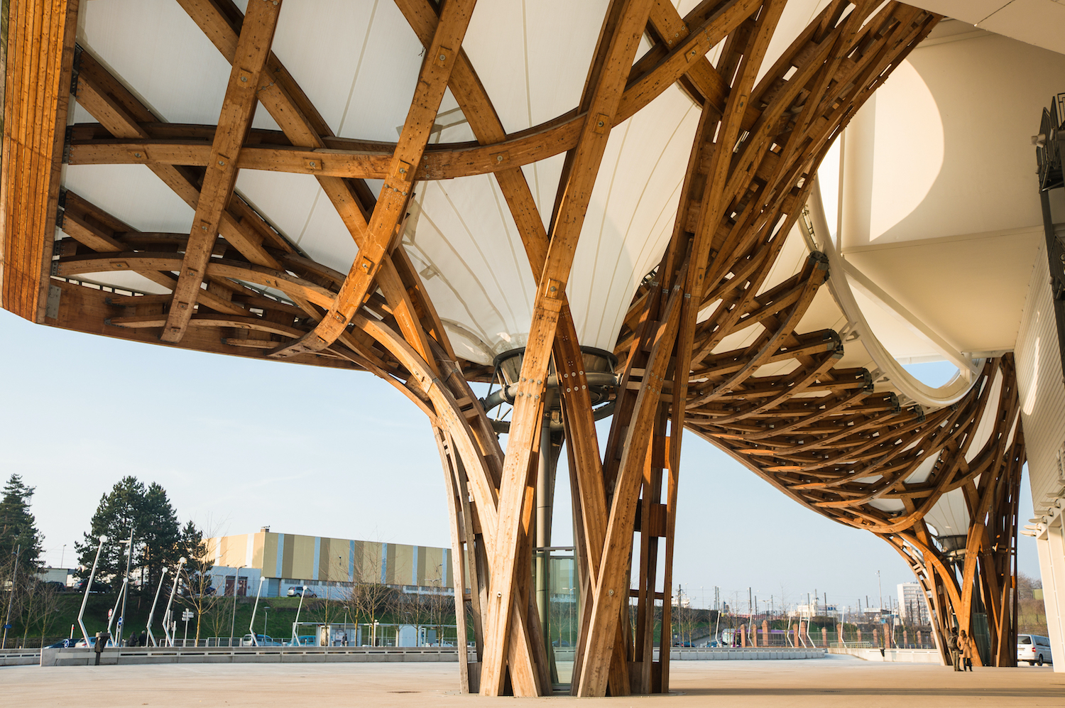 Centre Pompidou-Metz, France built by Shigeru Ban