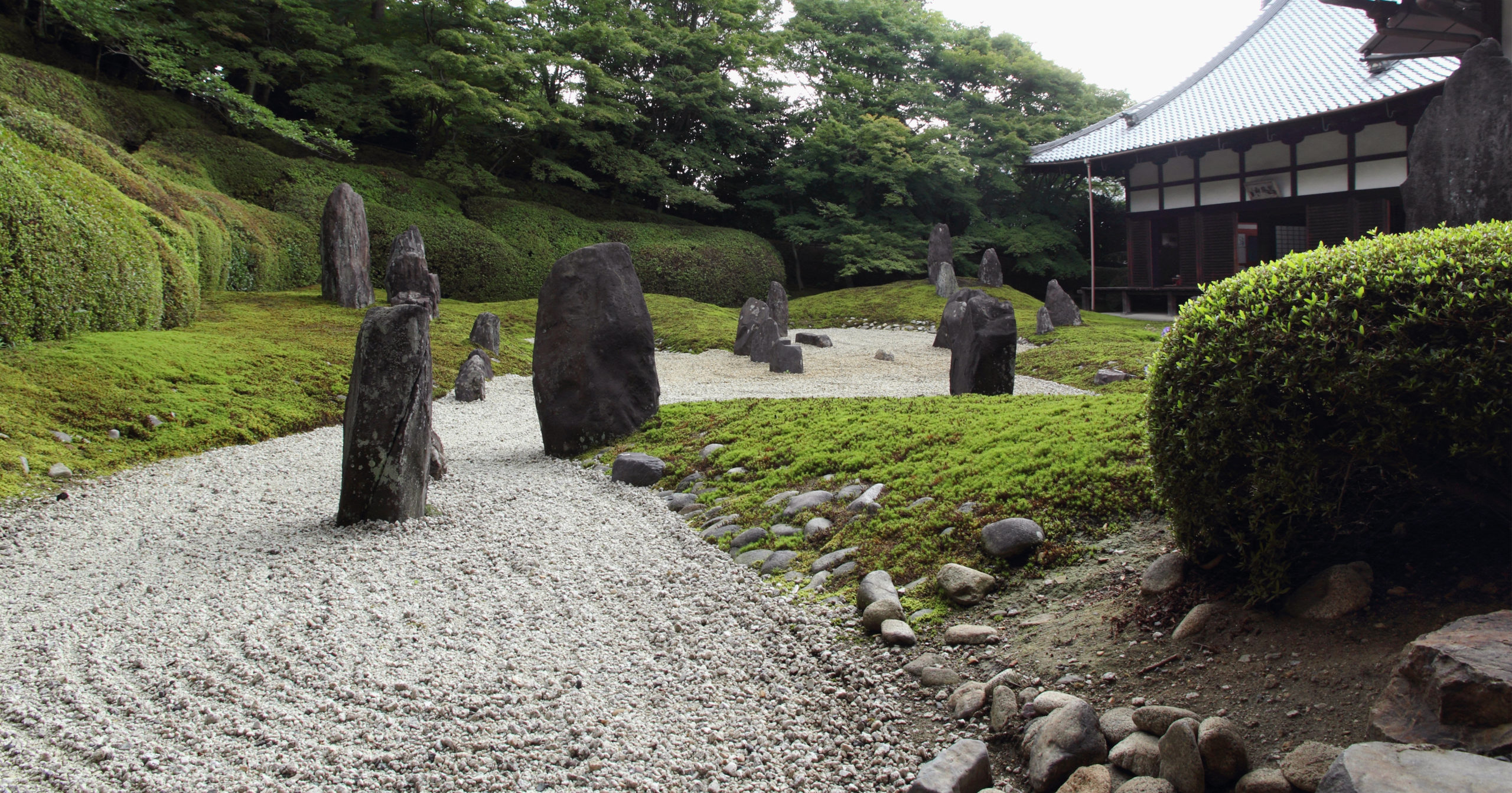 Zen garden in Kyoto, Japan