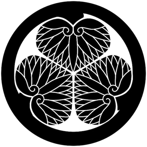 Mitsuba Aoi (three hollyhock leaves), Tokugawa Ieyasu Crest