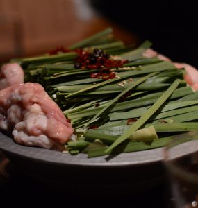 shio motsu-nabe, hot pot stew made with offal