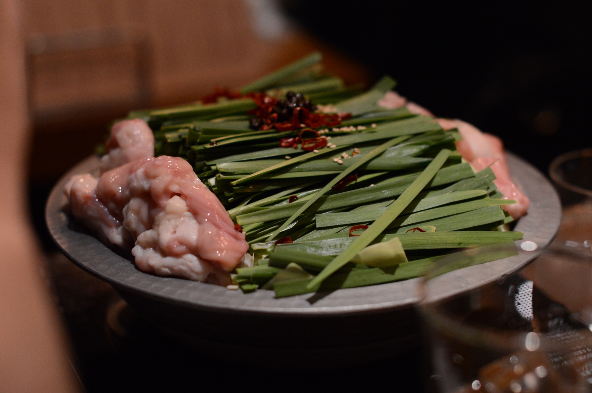 shio motsu-nabe, hot pot stew made with offal