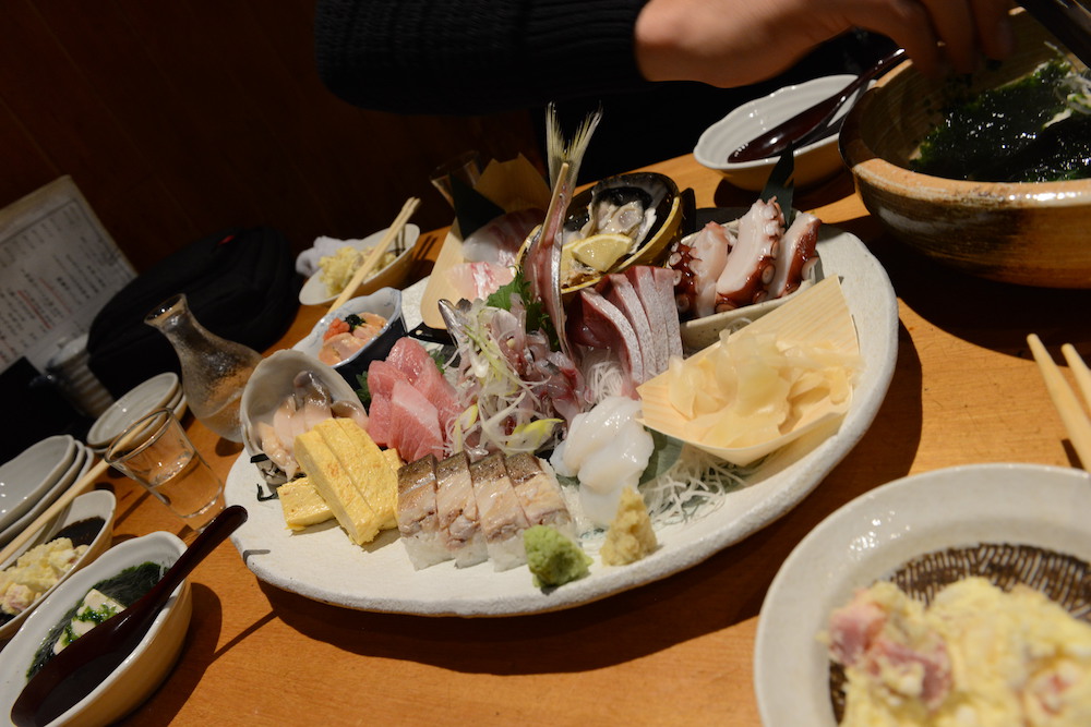 Special Assorted Sashimi and other good food