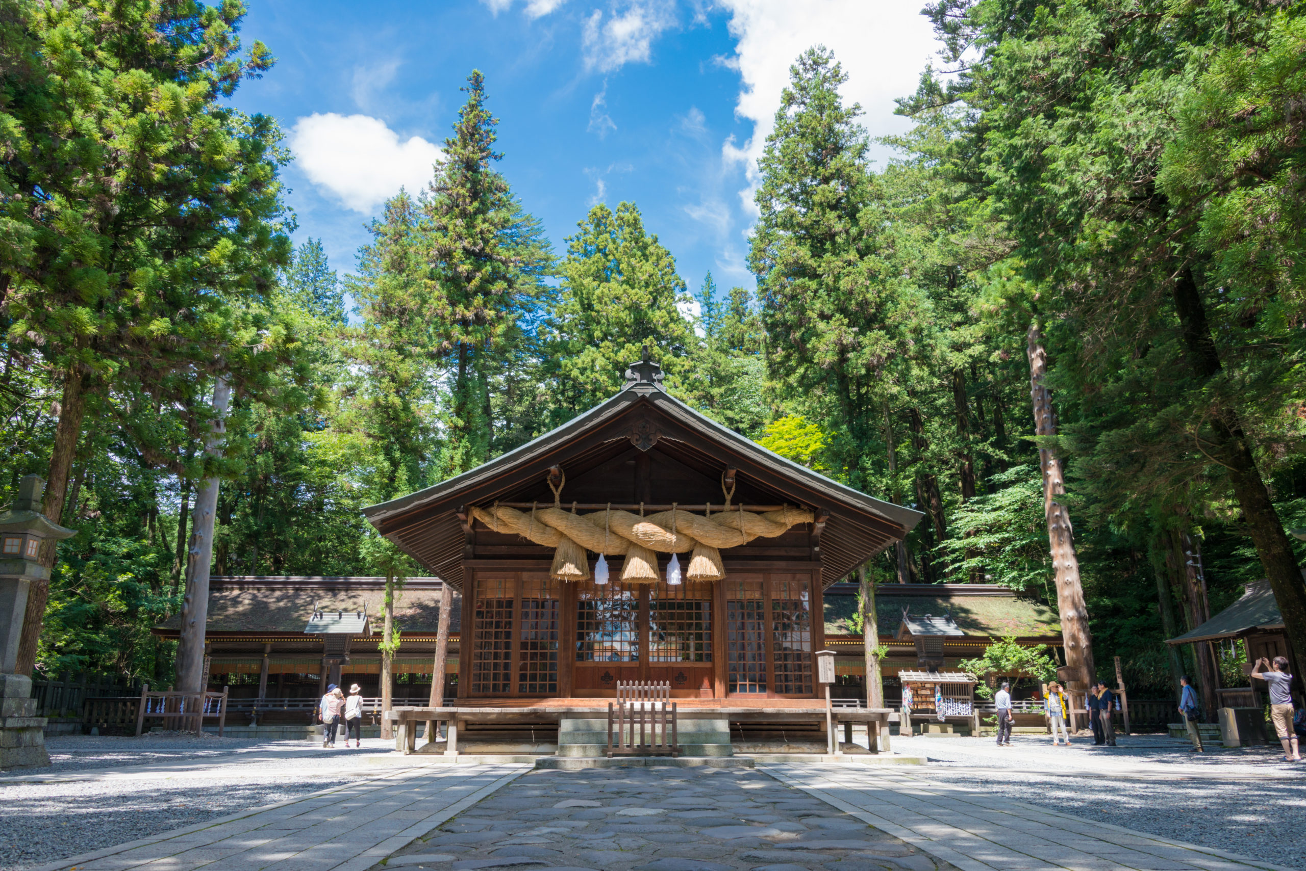 Suwa Taisha Shrine in Nagano, Japan