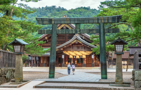 Kanenotorii Gate of the Izumo Taisha Shrine in Izumo city, Japan