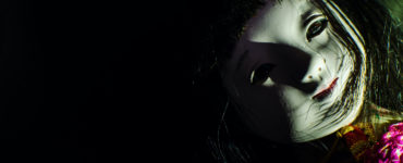 creepy doll look scary in high contrast